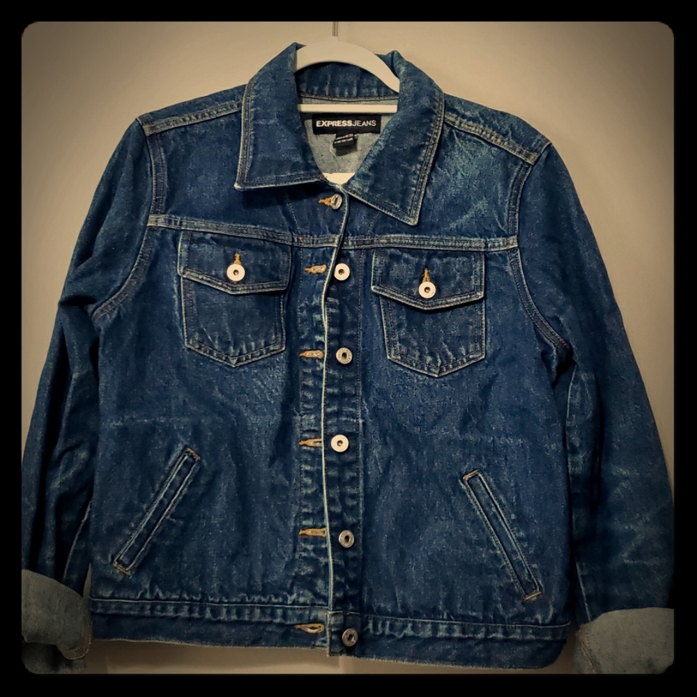 Express women's denim jacket